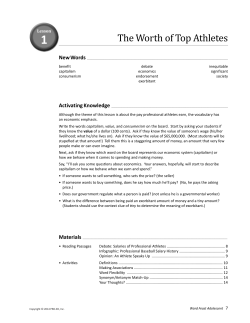 The Worth of Top Athletes - Pro-Ed