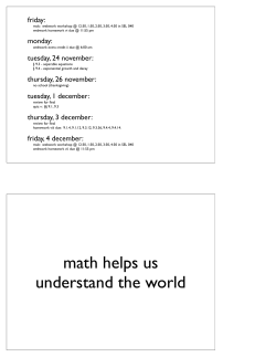 Modeling with differential equations