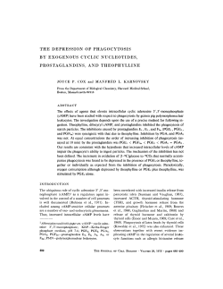 the depression of phagocytosis by exogenous