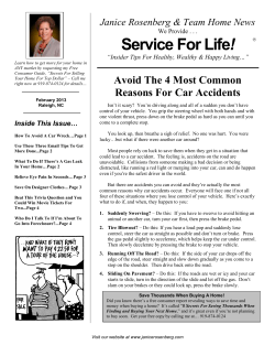 Service For Life! - Janice Rosenberg Team > Home