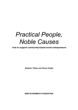 Practical People, Noble Causes