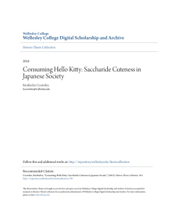 Consuming Hello Kitty: Saccharide Cuteness in Japanese Society