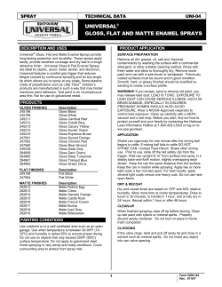 universal&reg; gloss, flat and matte enamel sprays - Rust