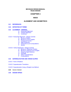 Road Design Manual - Chapter 3