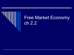 Free Market Economy