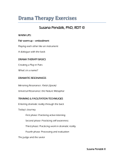 Drama Therapy Exercises