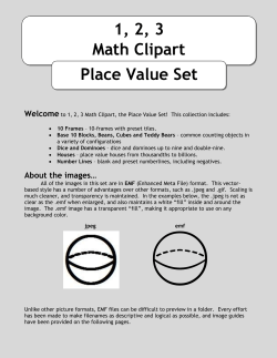 1, 2, 3 Math Clipart Place Value Set