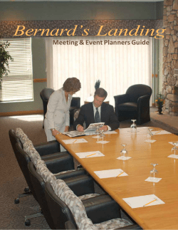 Meeting Planners Guide