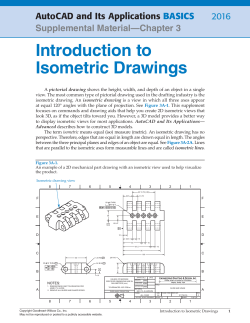Introduction to Isometric Drawings