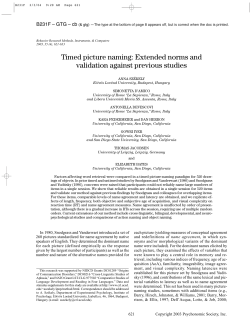 Extended norms and validation against previous studies