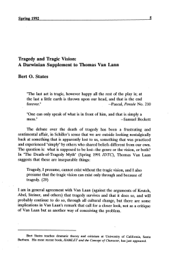 Tragedy and Tragic Vision