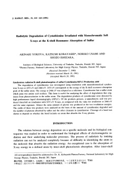 Radiolytic Degradation of Cystathionine Irradiated with
