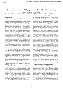 Carbon atom reactions in CVD graphene growth on nickel: A