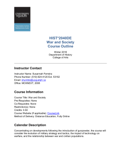 HIST 2040 DE Syllabus W16