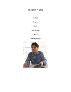 Sherman Alexie