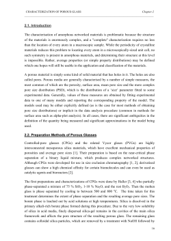 2.1. Introduction The characterisation of amorphous networked