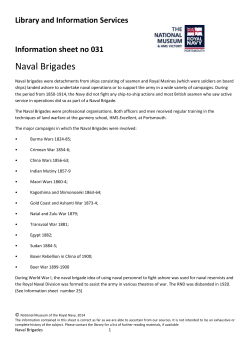 Naval Brigades - NMRN Portsmouth
