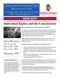 Individual Rights and the Constitution