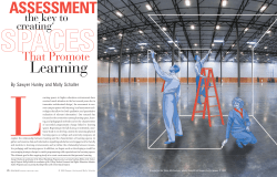 Assessment: The Key to Creating Spaces That Promote Learning