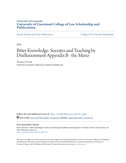 Socrates and Teaching by Disillusionment Appendix B