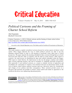 Political Cartoons and the Framing of Charter School Reform