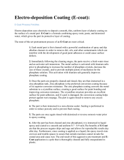 Electro-deposition Coating (E-coat)