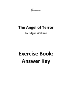 Exercise Book: Answer Key