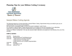 Planning Tips for your Ribbon Cutting Ceremony