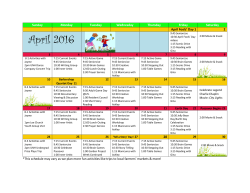 April 2016 - Kirkwood Corners