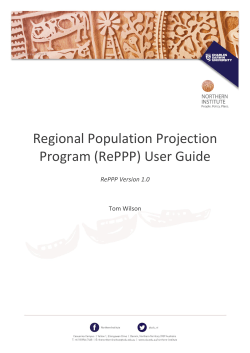 (RePPP) User Guide - Charles Darwin University