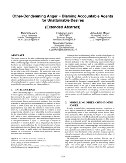 Other-Condemning Anger = Blaming Accountable