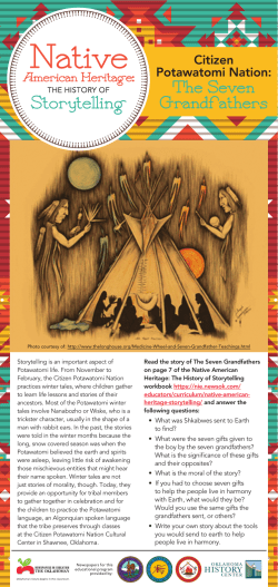 The Seven Grandfathers - Newspapers in Education