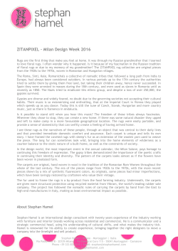 ENG - STEPHAN HAMEL international design consultant