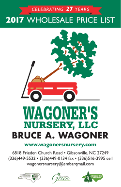 2017 wholesale price list