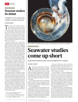 Seawater studies come up short