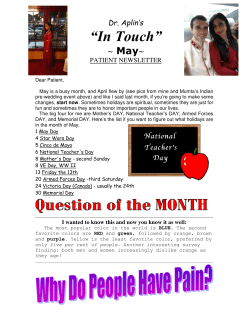 May 2016 - Chiropractor Bethesda MD