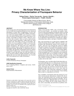 We Know Where You Live: Privacy Characterization of