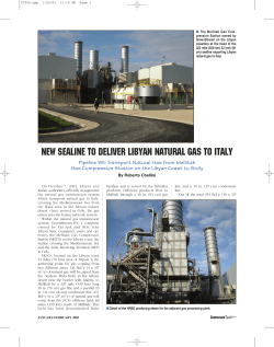 new sealine to deliver libyan natural gas to italy