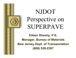 NJ Superpave Approach-NJDOT