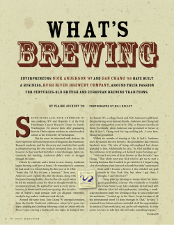 What`s Brewing - St. Olaf College