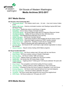 Girl Scouts of Western Washington Media Archive