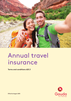 Annual travel insurance