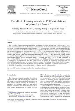 The effect of mixing models in PDF calculations of piloted jet flames