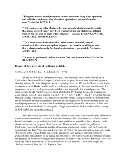 "The guarantees of equal protection cannot mean one thing when