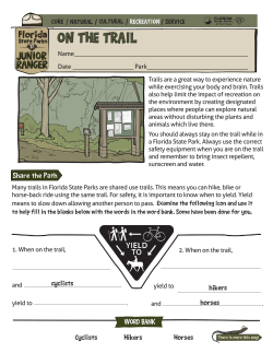 On the Trail - Florida State Parks