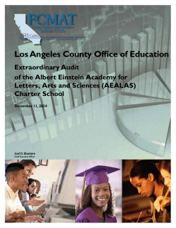 LACOE &ndash; Einstein Academy &ndash; final report