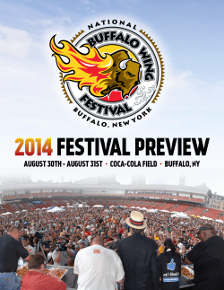 2014 festival preview 2014 festival preview