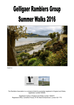 Anglesey - Gelligaer Ramblers