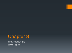 The Jefferson Era