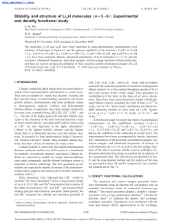 Stability and structure of LinH molecules „nÄ3–6…: Experimental